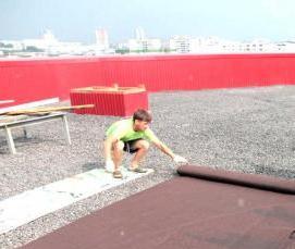 ремонт плоской кровли - вариант 2