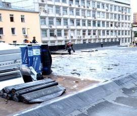 ремонт плоской мягкой кровли - тип 4