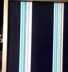 ремонт полос на мониторе - тип 1