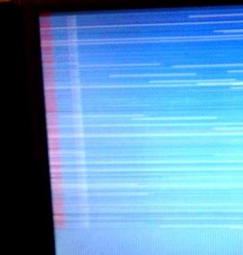 ремонт полос на мониторе - тип 3