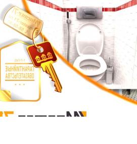 ремонт раздельного санузла под ключ - тип 2