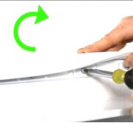 ремонт резинки на холодильнике - модель 3