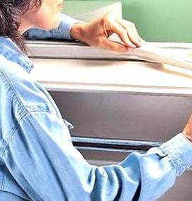 ремонт резинки на холодильнике - модель 2