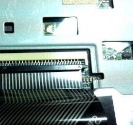 ремонт шлейфа монитора - вариант 1