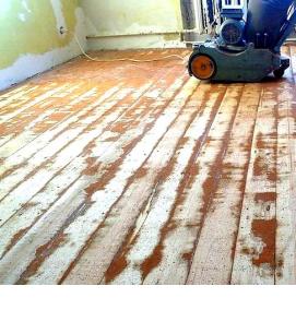 ремонт старого пола в квартире - модель 1