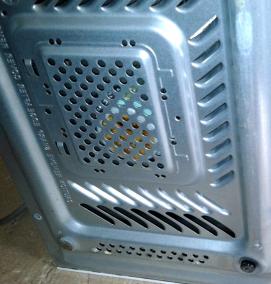 ремонт стекла микроволновки - тип 2