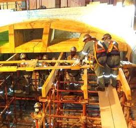 ремонт свода печи - тип 4