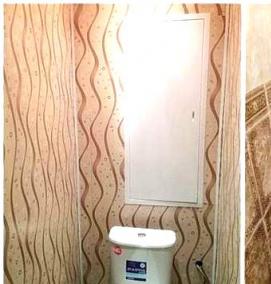 ремонт туалета под ключ панели пвх - модель 1