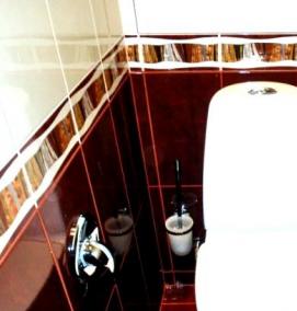 ремонт туалета под ключ панели пвх - модель 2