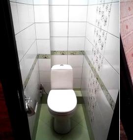 ремонт туалета в хрущевке под ключ - вариант 2