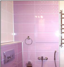 ремонт ванной комнаты и туалета под ключ - вариант 1