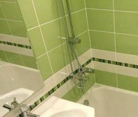 ремонт ванной комнаты плиткой под ключ - вариант 1