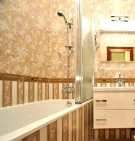 ремонт ванной под ключ с материалами - тип 1