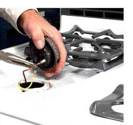 ремонт встроенной газовой плиты - модель 1