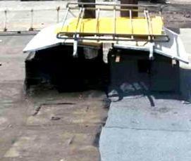 ремонт железобетонной кровли - вариант 3