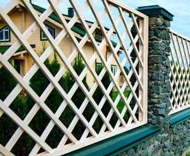 решетчатый  для дачи - вариант 3