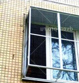 решетка антикошка на пластиковые окна - тип 4