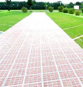 решетка для парковки на газоне - вариант 3