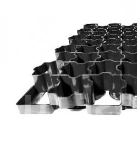 решетка газонная пластиковая черная - модель 1