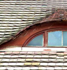 решетка слухового окна на чердаке - вариант 3