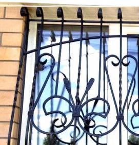 решетки на окна из арматуры - тип 1