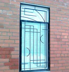 решетки на окна из поликарбоната - модель 1