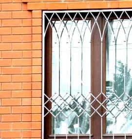 решетки на окна из поликарбоната - модель 2