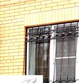 решетки на окна квартиры 1 этажа - тип 2