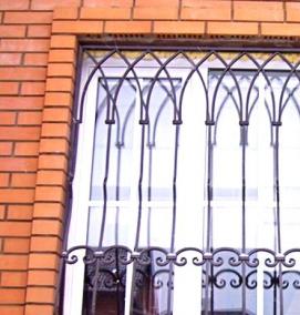 решетки на слуховые окна - вариант 1