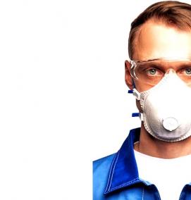 респиратор одноразовый с клапаном - тип 3