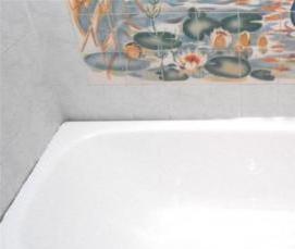 реставрация акриловой ванны жидким акрилом - вариант 2