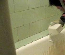 реставрация чугунной ванны вкладышем - вариант 4