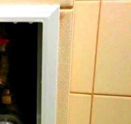 ревизионный люк накладной пластиковый - вариант 3