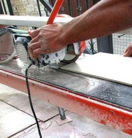 резка керамогранита - модель 1