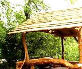 резные беседки из дерева - вариант 3