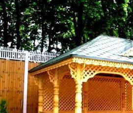 резные беседки из дерева - вариант 2