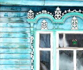 резные деревянные окна - вариант 4