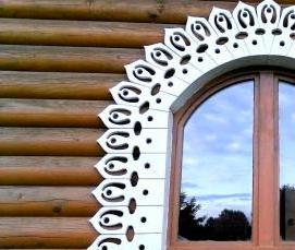 резные деревянные окна - вариант 3