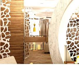 резные межкомнатные перегородки - вариант 1