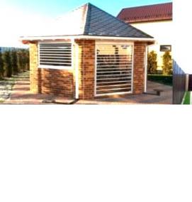 рольставни из поликарбоната для беседки - модель 1