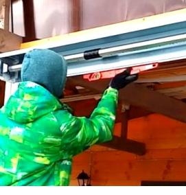 рольставни из прозрачного поликарбоната для беседки - модель 2