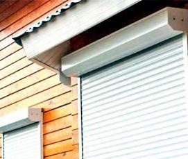 рольставни на окна наружные с электроприводом - модель 3