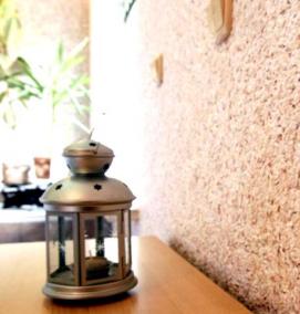 розовые жидкие обои - тип 1