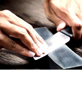 ручная заточка ножей - тип 3