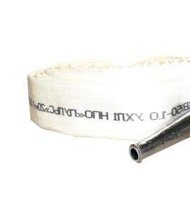 рукав пожарный напорный льняной - модель 2