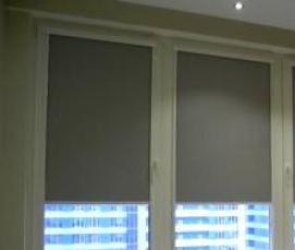 рулонная дверная штора - вариант 3