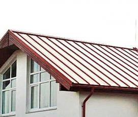 рулонная фальцевая кровля - вариант 4