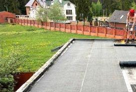 рулонная кровля на битумной мастике - вариант 1