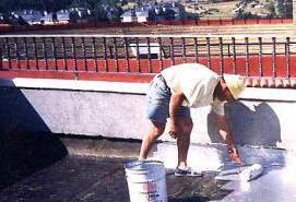 рулонная кровля на битумной мастике - вариант 4