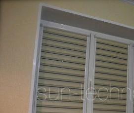 рулонная штора светло-желтая - вариант 1